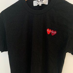 COMME DE GARCONS CLASSIC BLACK TEE
